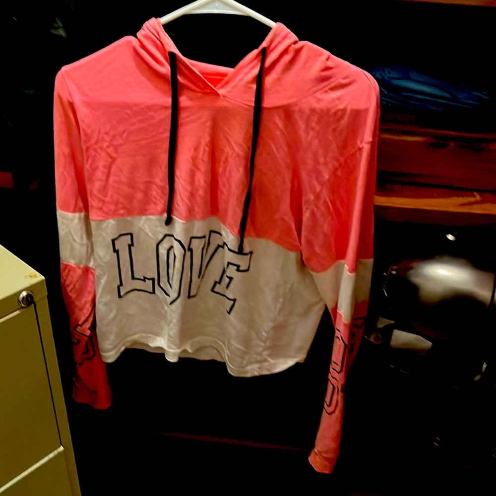 LOVE hoodie & shirt.